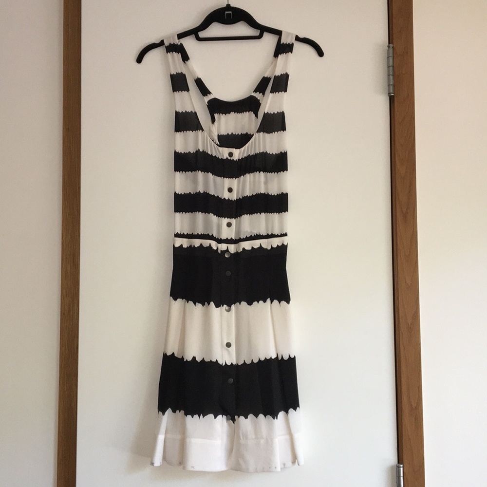 A.L.C. Bexley Stripe Button Down Dress- M